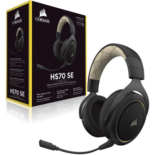 커세어 [아마존 핫딜]  [아마존핫딜]Amazon Renewed HS70 WIRELESS Gaming Headset Carbon (Renewed)