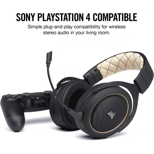 커세어 [아마존 핫딜]  [아마존핫딜]Amazon Renewed HS70 WIRELESS Gaming Headset Carbon (Renewed)