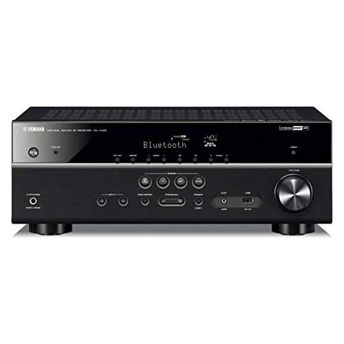 야마하 [아마존베스트]Yamaha RX-V485BL 5.1-Channel 4K Ultra HD AV Receiver with MusicCast - Black (Renewed)