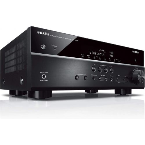 야마하 [아마존베스트]Yamaha RX-V485BL 5.1-Channel 4K Ultra HD AV Receiver with MusicCast - Black (Renewed)