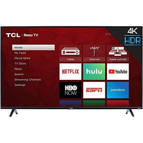  [아마존베스트]TCL 43S425 43 Inch 4K Ultra HD Smart Roku LED TV (2018) (Renewed)