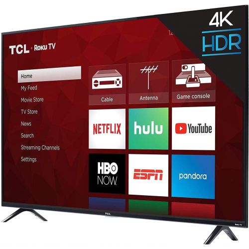  [아마존베스트]TCL 43S425 43 Inch 4K Ultra HD Smart Roku LED TV (2018) (Renewed)