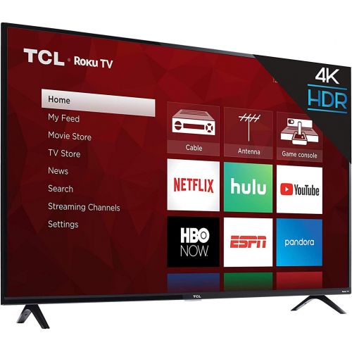  [아마존베스트]TCL 43S425 43 Inch 4K Ultra HD Smart Roku LED TV (2018) (Renewed)