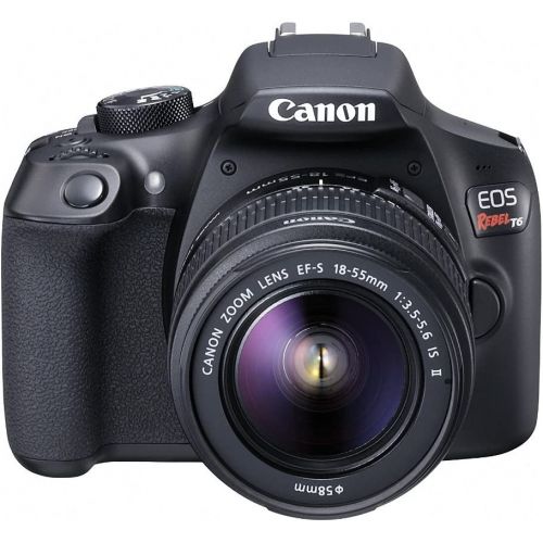 캐논 [아마존베스트]Canon EOS Rebel T6 Digital SLR Camera Kit with EF-S 18-55mm f/3.5-5.6 is II Lens, Built-in WiFi and NFC - Black (Renewed)