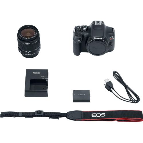 캐논 [아마존베스트]Canon EOS Rebel T6 Digital SLR Camera Kit with EF-S 18-55mm f/3.5-5.6 is II Lens, Built-in WiFi and NFC - Black (Renewed)