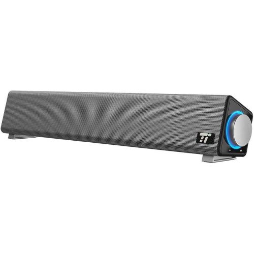  [아마존베스트]Amazon Renewed Sound Bar, TaoTronics Wired Computer Speakers Portable Soundbar, Stereo USB Powered Mini Sound Bar Speaker for PC Cellphone Tablets Desktop Laptop (Renewed)