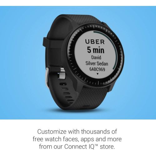 가민 [아마존베스트]Garmin vivoactive 3 Music, GPS Smartwatch with Music Storage, Supports Spotify - Black (Renewed)