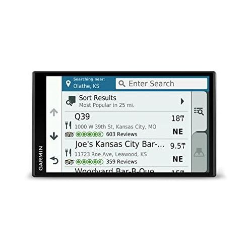 가민 [아마존베스트]Garmin 010-N1681-02 Drive Smart 61 NA LMT-S, 6 (Renewed)