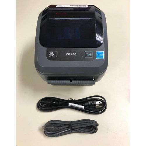  [아마존베스트]Zebra ZP 450 Label Thermal Bar Code Printer ZP450-0501-0006A (Renewed)