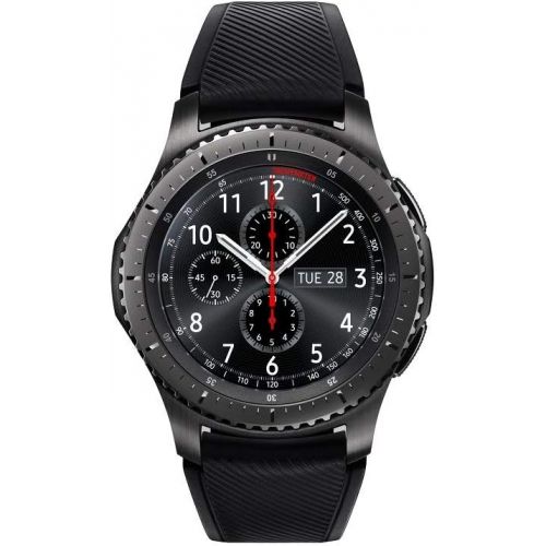 삼성 [아마존베스트]Samsung SAMSUNG GEAR S3 FRONTIER Smartwatch 46MM (Bluetooth Only) - Dark Grey (Renewed)