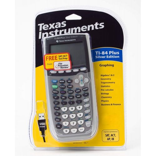  [아마존베스트]Texas Instruments TI-84 Plus Silver Edition Graphing Calculator, Silver (Renewed)