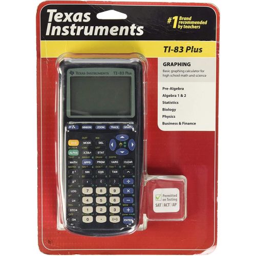  [아마존베스트]Texas Instruments TI-83 Plus Programmable Graphing Calculator (Packaging and Colors May Vary) (Renewed)