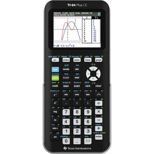  [아마존베스트]Texas Instruments TI-84 PLUS CE Graphing Calculator, Black (Frustration-Free Packaging) (84PLCE/PWB/2L1/A) (Renewed)