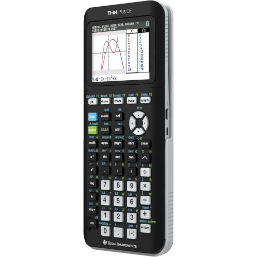  [아마존베스트]Texas Instruments TI-84 PLUS CE Graphing Calculator, Black (Frustration-Free Packaging) (84PLCE/PWB/2L1/A) (Renewed)