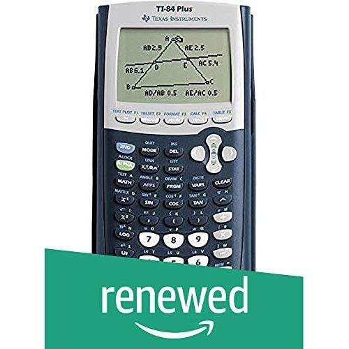  [아마존베스트]Texas Instruments TI-84 Plus Graphics Calculator, Black (Renewed)