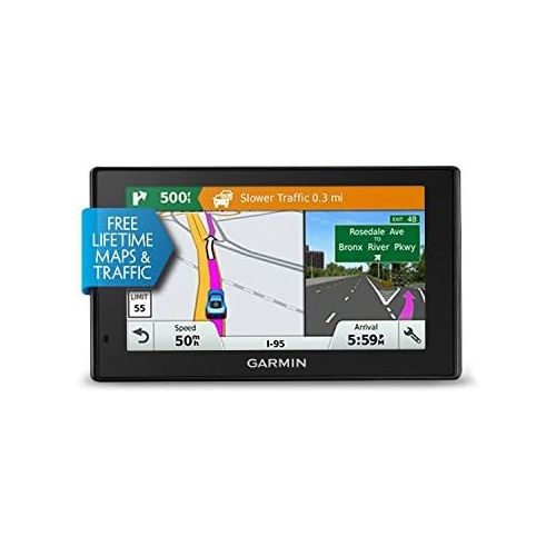 가민 [아마존베스트]Garmin DriveSmart 50LMT 5in Portable GPS Navigator w/ Lifetime Maps & Traffic (Renewed)