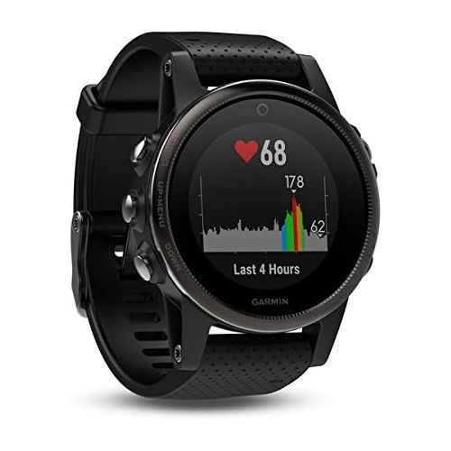 가민 [아마존베스트]Garmin fenix 5s, Premium and Rugged Smaller-Sized Multisport GPS Smartwatch, Sapphire Glass, Black, (Renewed)