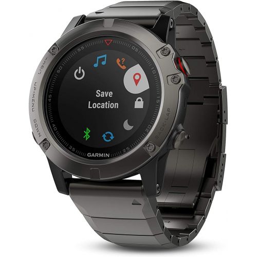  [아마존베스트]Amazon Renewed Garmin Fenix 5 Sapphire-Slate Gray with Metal Band (Renewed)