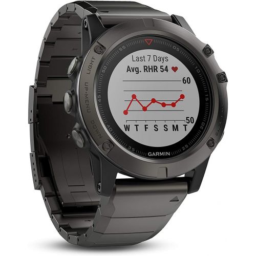  [아마존베스트]Amazon Renewed Garmin Fenix 5 Sapphire-Slate Gray with Metal Band (Renewed)