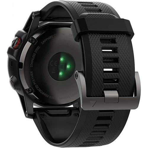  [아마존베스트]Amazon Renewed Garmin Fenix 5X Sapphire Multisport 51mm GPS Watch - Slate Gray with Black Band (010-01733-00) + 1 Year Extended Warranty (Renewed)
