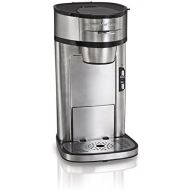 [아마존베스트]Amazon Renewed Hamilton Beach 49981A Coffee Maker, Single Serve, Silver (Renewed)