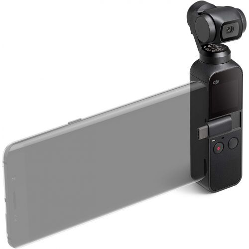  [아마존베스트]Amazon Renewed DJI Osmo Pocket Handheld 3 Axis Gimbal Stabilizer with integrated Camera, Attachable to Smartphone, Android (USB-C), iPhone (Renewed)