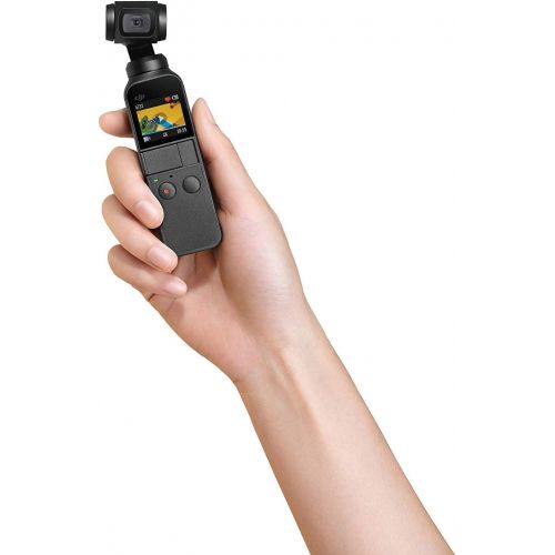  [아마존베스트]Amazon Renewed DJI Osmo Pocket Handheld 3 Axis Gimbal Stabilizer with integrated Camera, Attachable to Smartphone, Android (USB-C), iPhone (Renewed)