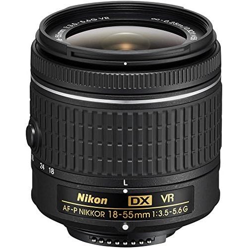  Nikon 18-55mm f/3.5-5.6G VR AF-P DX Zoom-Nikkor Lens - (Renewed)