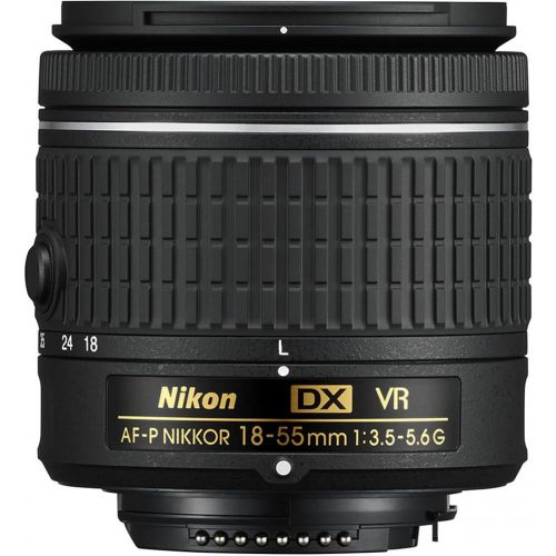  Nikon 18-55mm f/3.5-5.6G VR AF-P DX Zoom-Nikkor Lens - (Renewed)