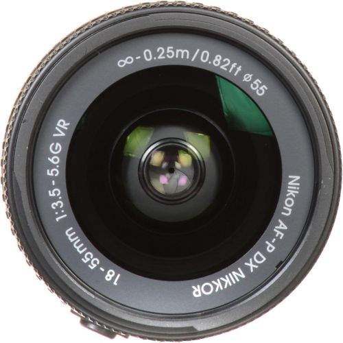  Nikon 18-55mm f/3.5-5.6G VR AF-P DX Zoom-Nikkor Lens - (Renewed)