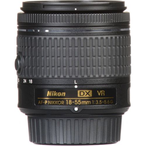  Nikon 18-55mm f/3.5-5.6G VR AF-P DX Zoom-Nikkor Lens - (Renewed)