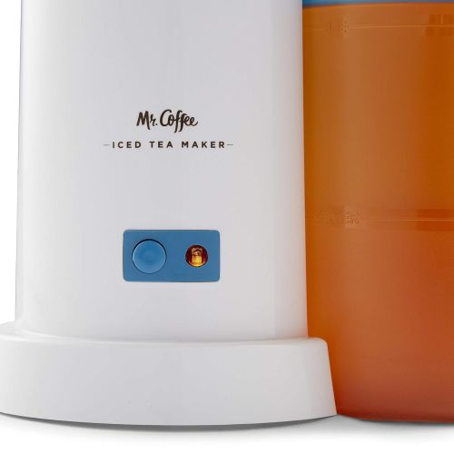  Amazon Renewed Mr. Coffee 2-Quart Iced Tea & Iced Coffee Maker, Blue (Renewed)