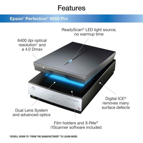  Amazon Renewed Epson Perfection V850 Pro scanner (Renewed)