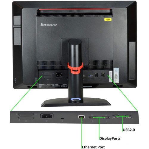  Amazon Renewed Lenovo ThinkCentre M92Z 23in FHD All-in-One Desktop Computer, Intel Quad Core i5-3470T 2.90GHz, 8GB Ram, 2TB HDD, USB 3.0, DVD-RW, DiaplayPort, RJ-45, Windows 10 Professional (Rene