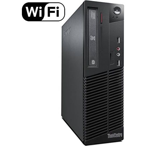 레노버 Lenovo ThinkCentre M72e High Performance Small Form Factor Desktop Computer, Intel Dual Core i3-3220 3.3Ghz CPU, 8GB RAM, 500GB HDD, DVD RW, Windows 10 Professional (Renewed)