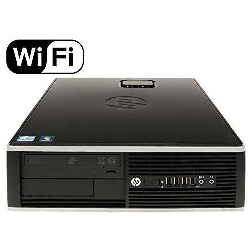 에이치피 HP Premium Flagship 8200 Small Form Factor Business Desktop (Intel Quad-Core i5 3.1GHz, 8GB DDR3 RAM, 1TB HDD + 240GB SSD, DVD, VGA, DisplayPort, Windows 10 Professional) (Renewed)