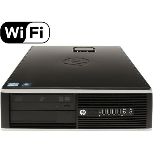 에이치피 HP Premium Flagship 8200 Small Form Factor Business Desktop (Intel Quad-Core i5 3.1GHz, 8GB DDR3 RAM, 1TB HDD + 240GB SSD, DVD, VGA, DisplayPort, Windows 10 Professional) (Renewed)