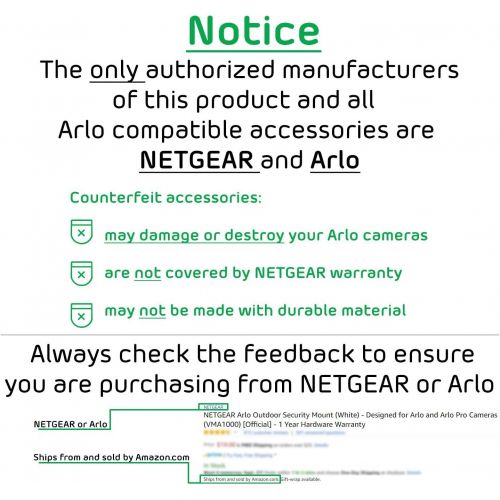  Arlo VMC4030-100NAR PRO Add-on Camera, White (Renewed)