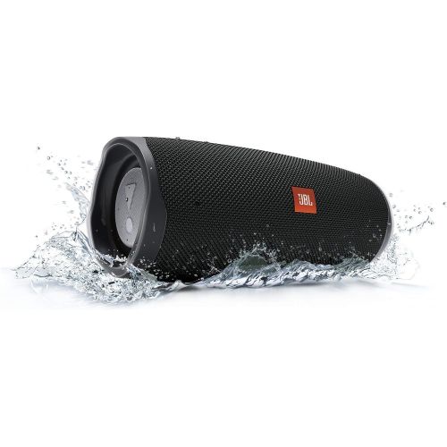 제이비엘 JBL Charge 4 Portable Waterproof Wireless Bluetooth Speaker - Black (Renewed)