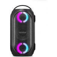 Amazon Renewed Anker Soundcore Rave Mini Portable Party Speaker, Huge 80W Sound, Fully Waterproof, USB Charger, Beat-Driven Light Show, App, Party Games, All-Weather Speaker for Outdoor, Tailgati