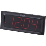 Amazon Renewed ONN AM/FM Digital Alarm Clock Radio Black Large 2 Inch By 6.4 Inch Wide LED Display (Renewed): Home Audio & Theater