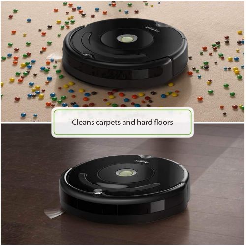  Amazon Renewed iRobot Roomba 675 Robot Vacuum-Wi-Fi Connectivity, Works with Alexa, Good for Pet Hair, Carpets, Hard Floors, Self-Charging (Renewed)