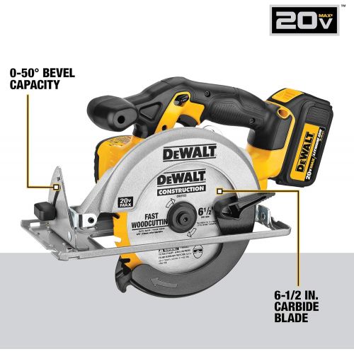  Amazon Renewed DEWALT 20V MAX Combo Kit, Compact 7-Tool (DCK720D2) (Renewed)