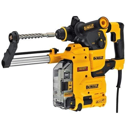  Amazon Renewed DEWALT D25333KDHR 1-1/8 in. SDS Plus Rotary Hammer Kit with Onboard Dust Extractor (Renewed)