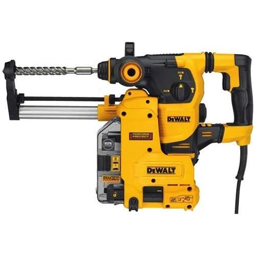  Amazon Renewed DEWALT D25333KDHR 1-1/8 in. SDS Plus Rotary Hammer Kit with Onboard Dust Extractor (Renewed)