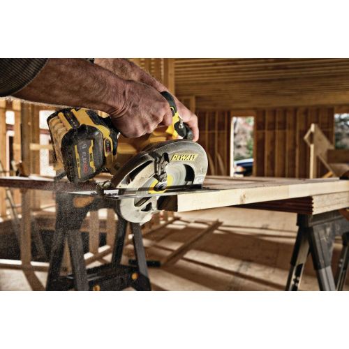  Amazon Renewed DEWALT FLEXVOLT 60V MAX Circular Saw with Brake, 7-1/4-Inch, Tool Only (DCS578B) (Renewed)