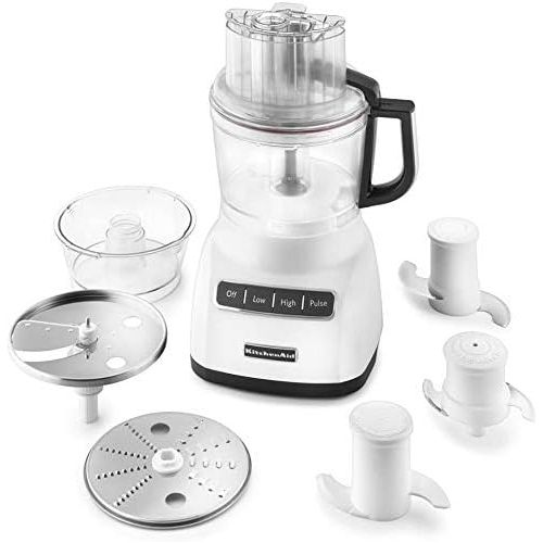  Amazon Renewed KitchenAid (RENEWED) CERTIFIED REFURBISHED RKFP0922WH 9-Cup Food Processor with Exact Slice System - White