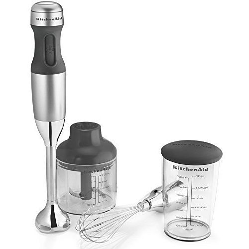  Amazon Renewed KitchenAid (Renewed) RKHB2351CS 3-Speed Hand Blender - Silver