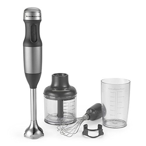  Amazon Renewed KitchenAid (Renewed) RKHB2351CU 3-Speed Hand Blender - Contour Silver