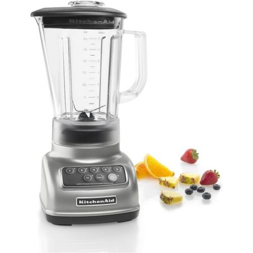  Amazon Renewed KitchenAid RKSB1570CU 5-Speed Blender with 56-Ounce BPA-Free Pitcher - Silver (Renewed)